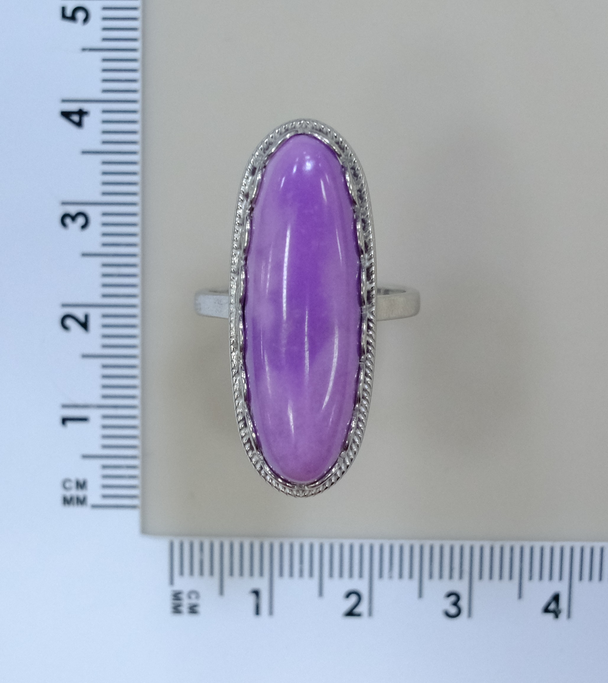 Серебряное кольцо с фосфосидеритом